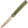 Нож MR.BLADE ESQUIRE (D2 SW, Micarta Green) с чехлом MB381-D2SW/MCGR-SH