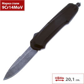 Нож MR.BLADE RAME BLACK STONEWASH MB400-BSW