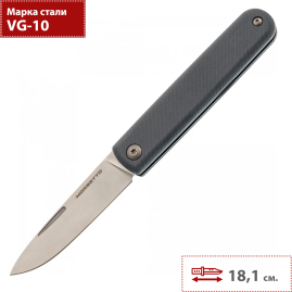 Нож складной MR.BLADE MORSETTO (VG10, G10 Grey) Нож складной MR.BLADE MORSETTO (VG10, G10 Grey)