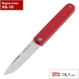 Складной нож MR.BLADE MORSETTO MB380-VG10/G10RD