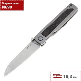 Складной нож MR.BLADE STYLE MB382-N690SW