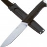 Туристический нож MR.BLADE OWL-B STONEWASH сталь 8Cr14MoV, рукоять Black TPR MB102