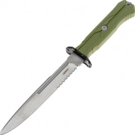 Нож Mr.Blade Leshiy (AUS-8 BSW, Elastron OD) с серрейтором НОВИНКА!